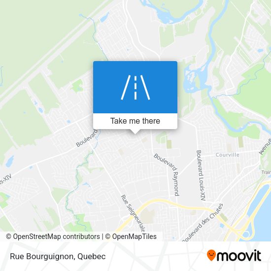 Rue Bourguignon map