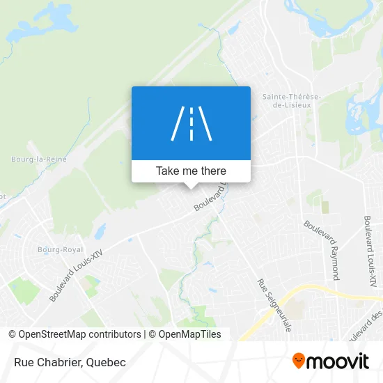 Rue Chabrier map