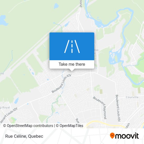 Rue Céline map