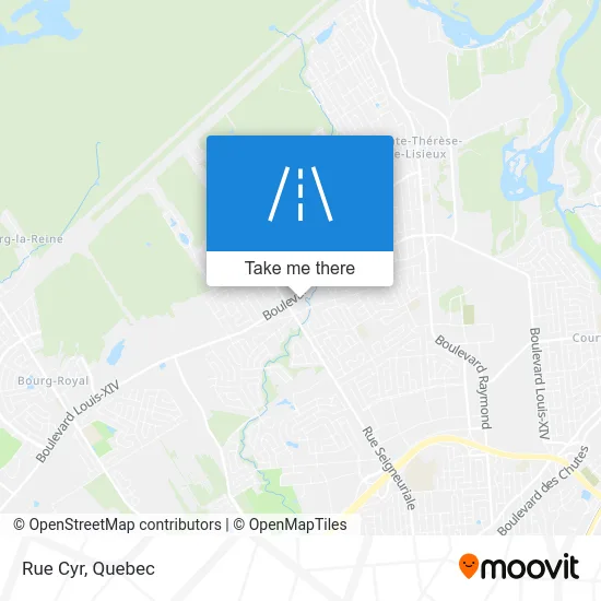 Rue Cyr map