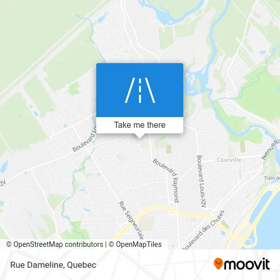 Rue Dameline map