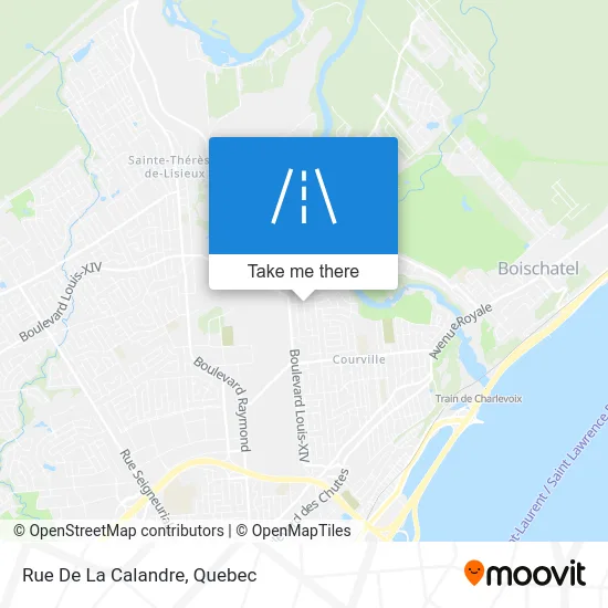 Rue De La Calandre map