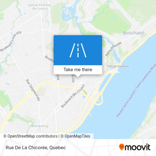 Rue De La Chicorée map