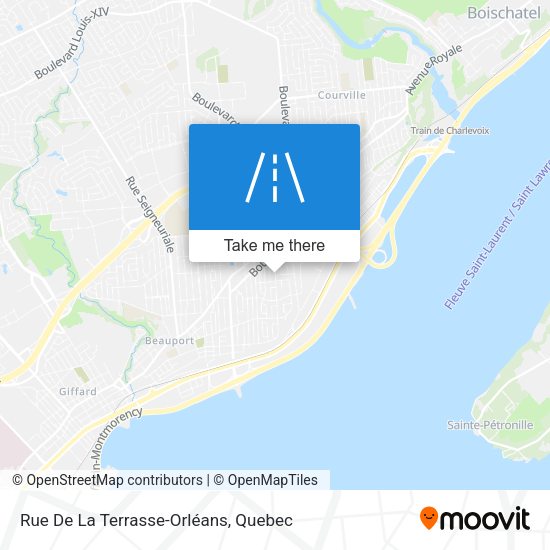 Rue De La Terrasse-Orléans map