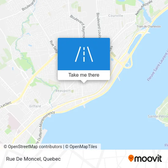 Rue De Moncel map
