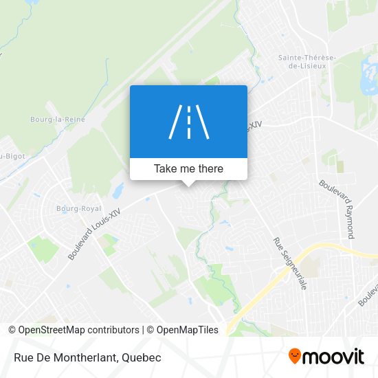Rue De Montherlant map