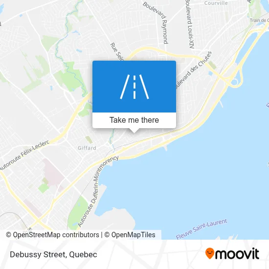 Rue Debussy map