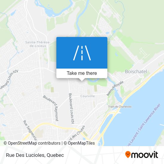 Rue Des Lucioles map