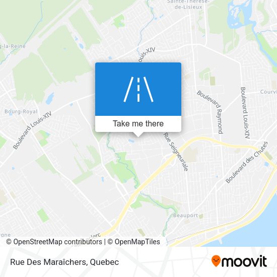 Rue Des Maraîchers map