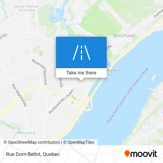 Rue Dom-Bellot map