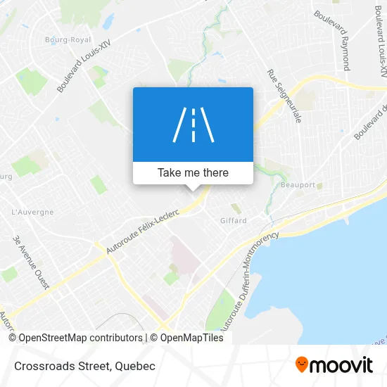 Rue Du Carrefour map