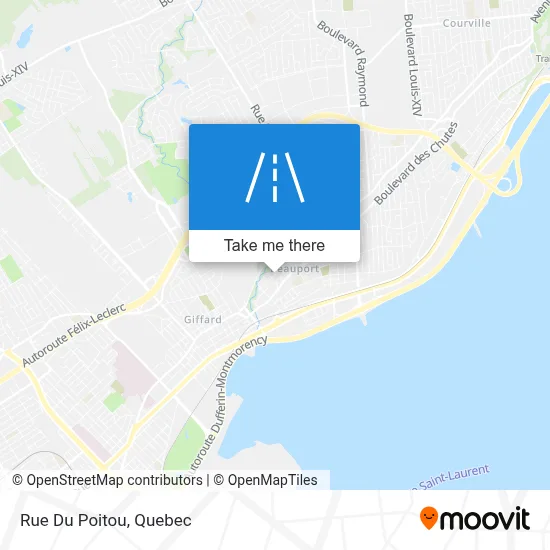 Rue Du Poitou map