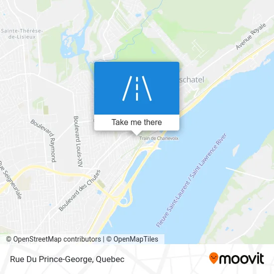 Rue Du Prince-George map