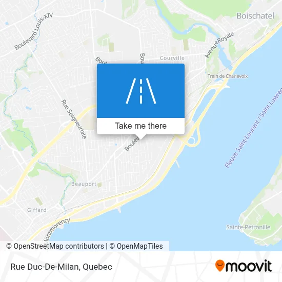 Rue Duc-De-Milan map