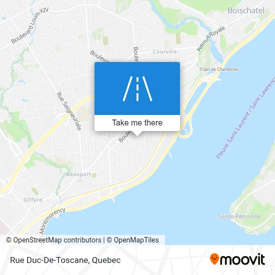 Rue Duc-De-Toscane map