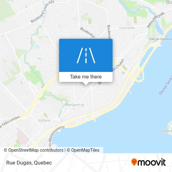 Rue Dugas map