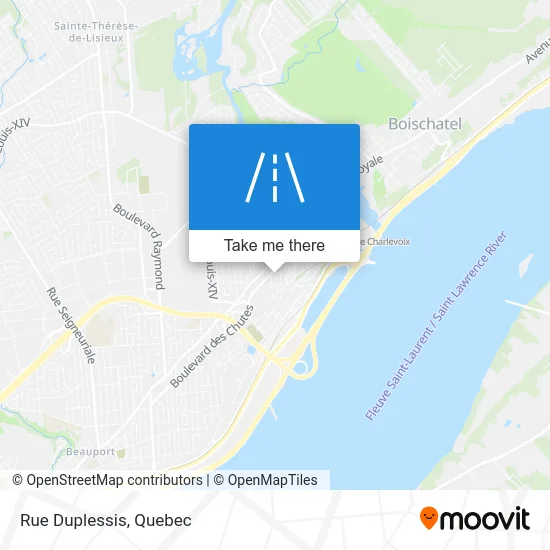Rue Duplessis map