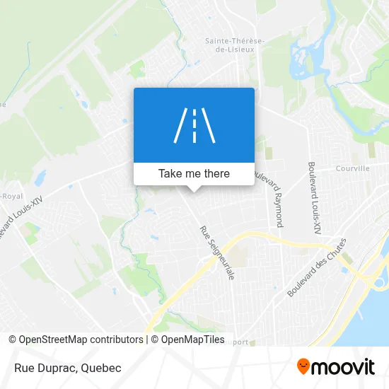 Rue Duprac map