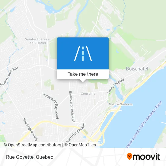 Rue Goyette map