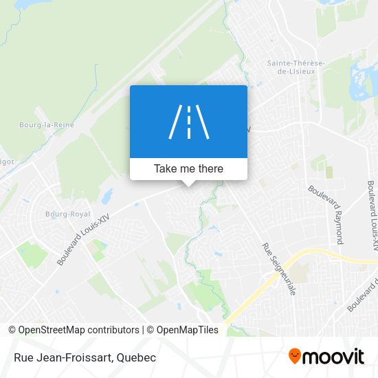 Rue Jean-Froissart map