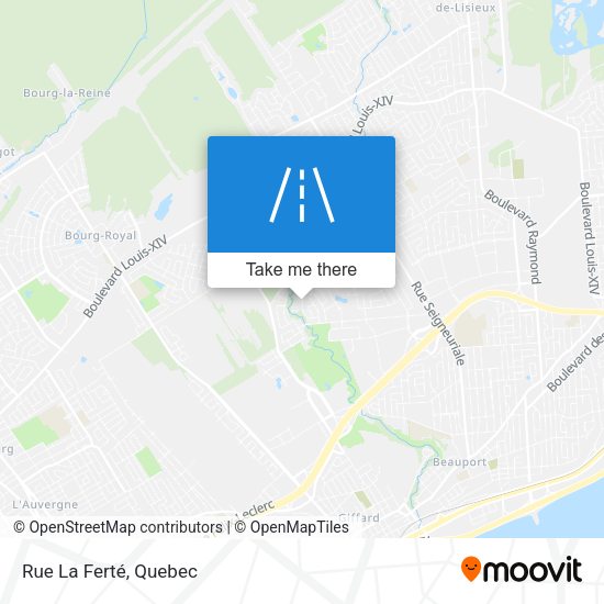 Rue La Ferté map