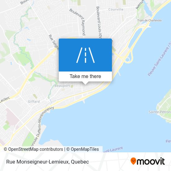 Rue Monseigneur-Lemieux map