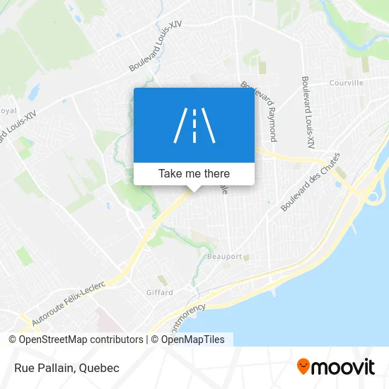 Rue Pallain map