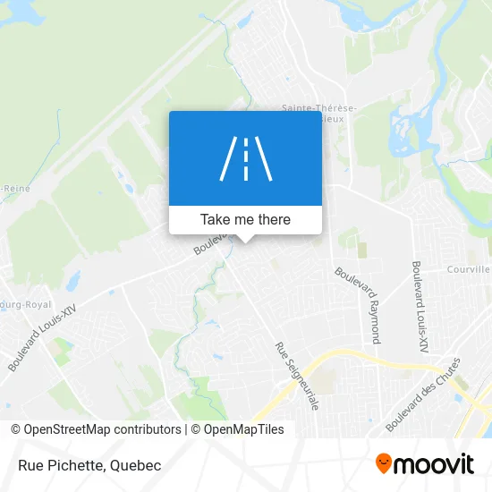 Rue Pichette map