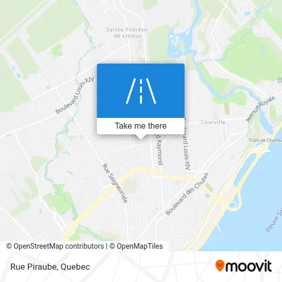 Rue Piraube map