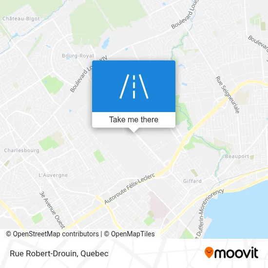 Rue Robert-Drouin map