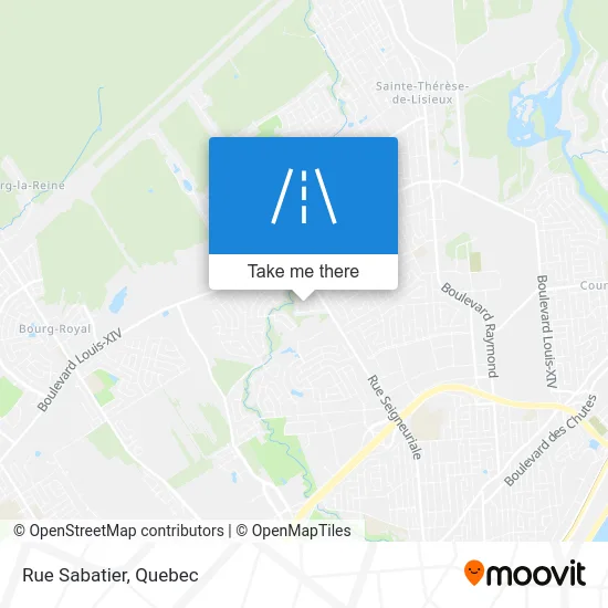 Rue Sabatier map