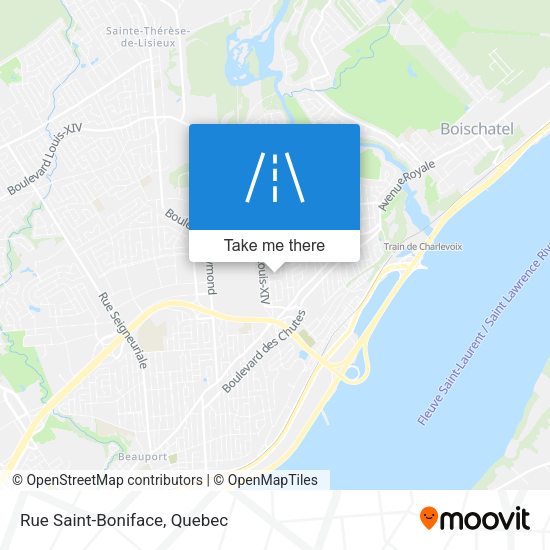 Rue Saint-Boniface map