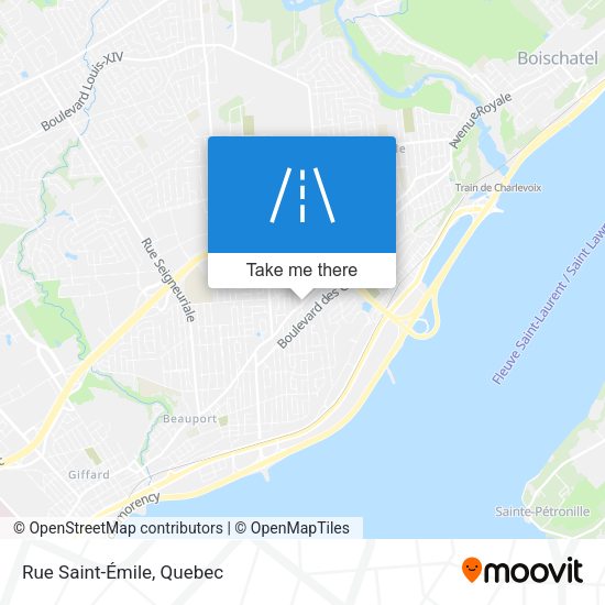 Rue Saint-Émile map