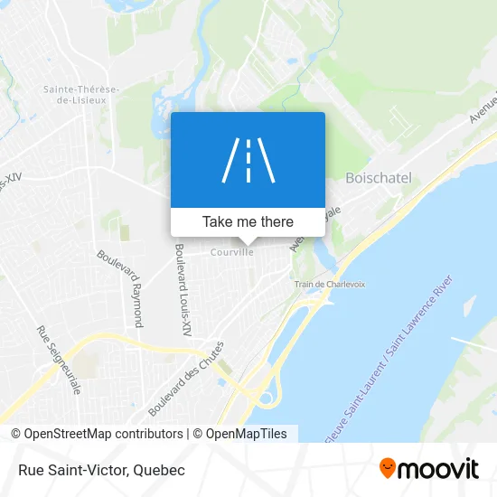 Rue Saint-Victor map