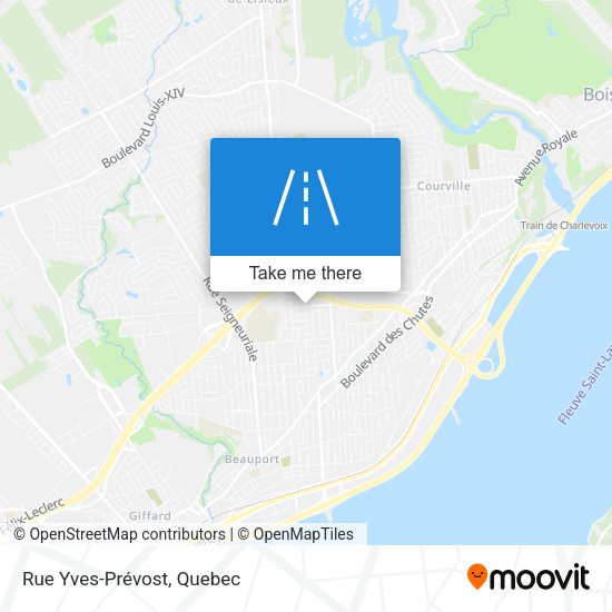 Rue Yves-Prévost map