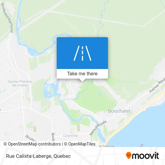 Rue Calixta-Laberge map