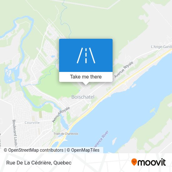 Rue De La Cédrière map