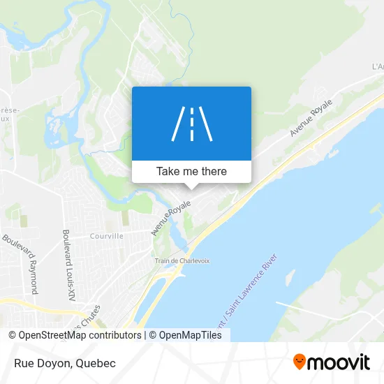Rue Doyon map