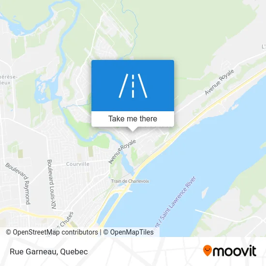 Rue Garneau map