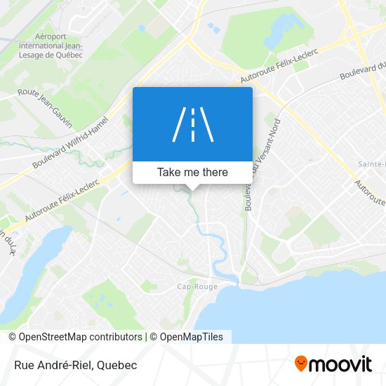 Rue André-Riel map