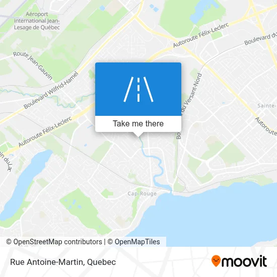 Rue Antoine-Martin map