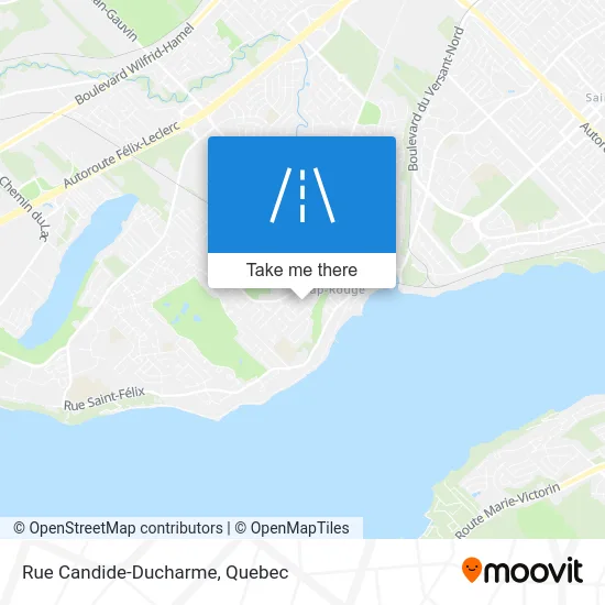 Rue Candide-Ducharme map