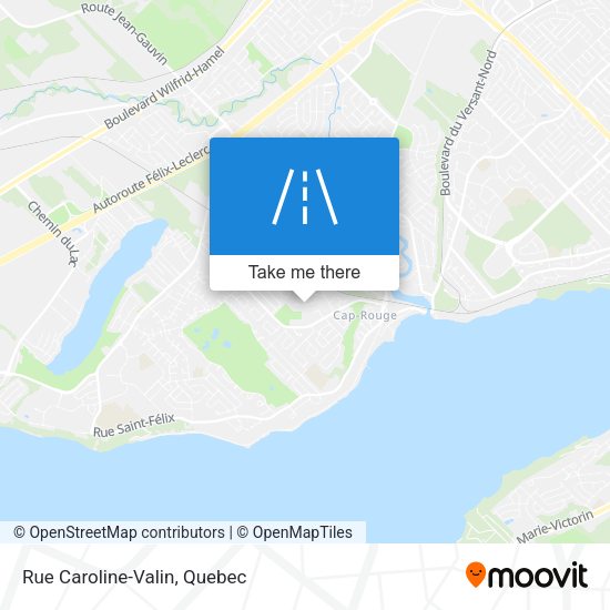 Rue Caroline-Valin map