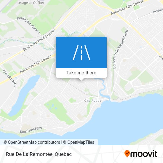 Rue De La Remontée map
