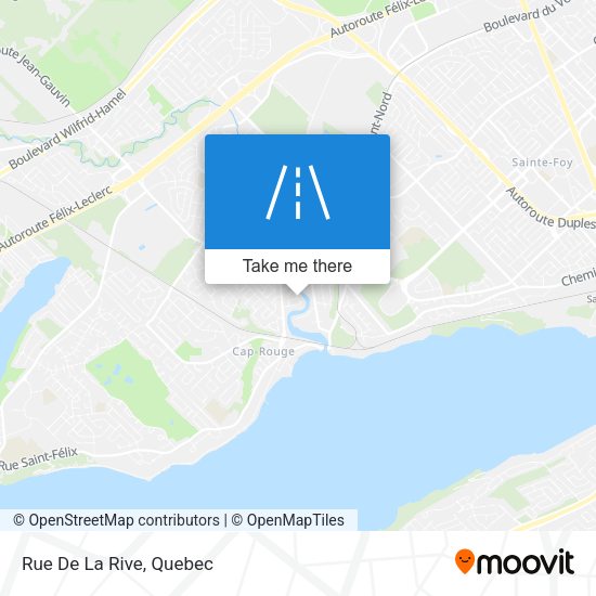 Rue De La Rive map