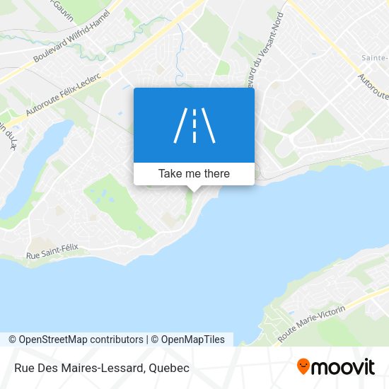 Rue Des Maires-Lessard map