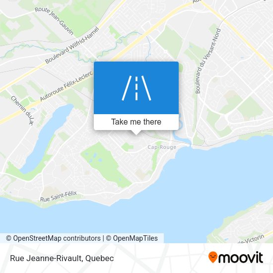 Rue Jeanne-Rivault map