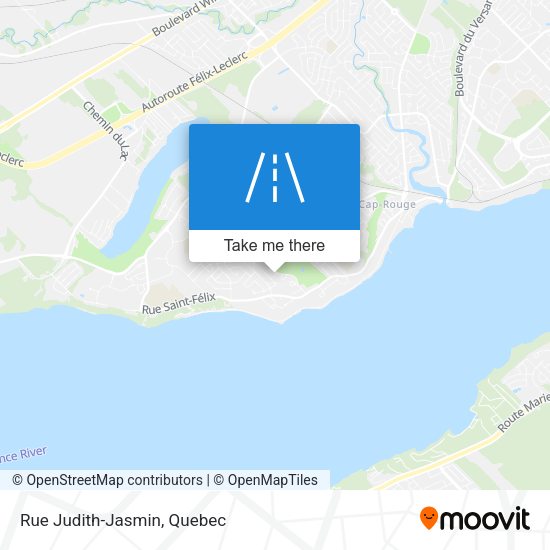 Rue Judith-Jasmin map