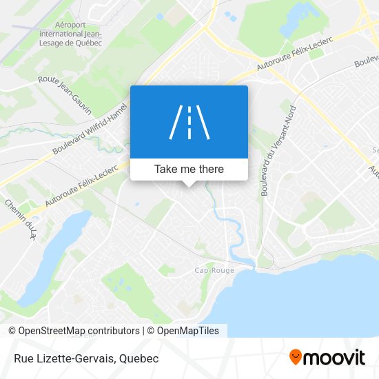 Rue Lizette-Gervais map
