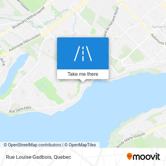 Rue Louise-Gadbois map